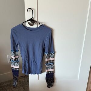 We The Free Lavender Knit Top
